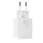 Зарядно Baseus USB към USB Type C 20W 3A Quick Charge 3.0 CCXJ-B02 - бяло 3