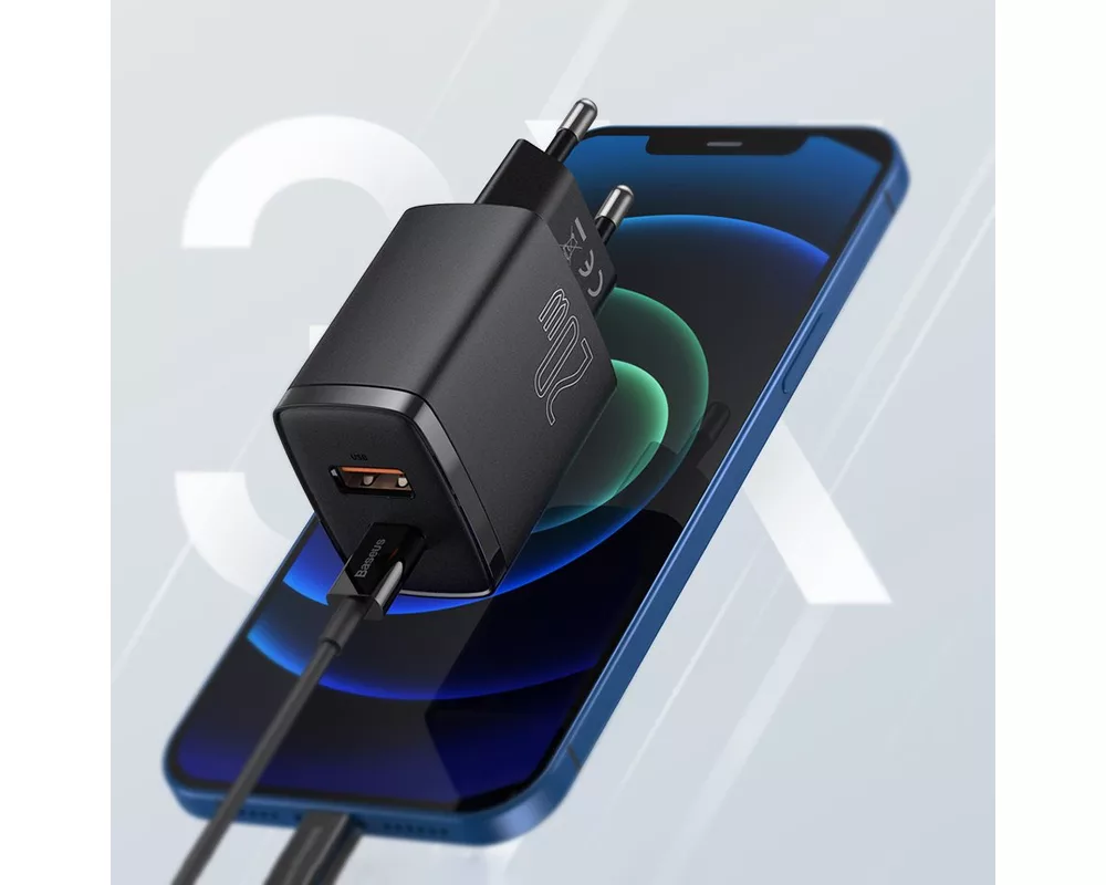 Зарядно Baseus USB към USB Type C 20W 3A Quick Charge 3.0 CCXJ-B02 - бяло 10