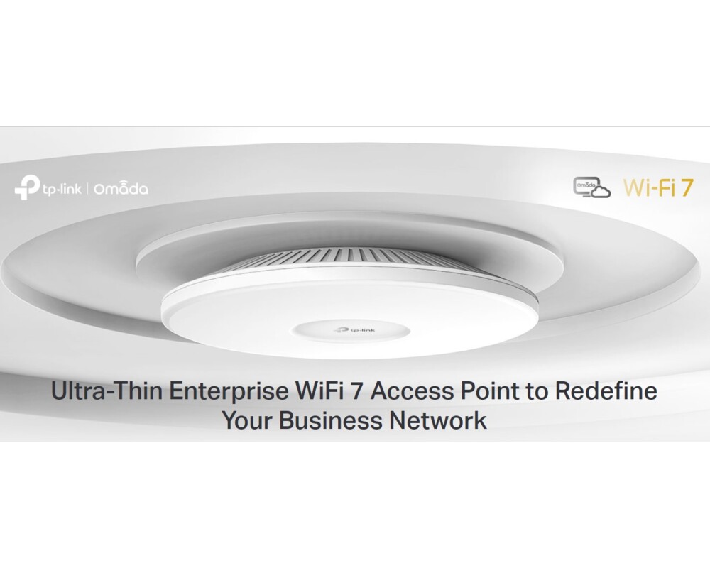 Access point (Точка за достъп) TP-Link Omada EAP773 BE9300 Ceiling Mount трибандов Wi-Fi 7 13