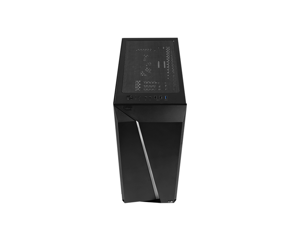 Кутия Aerocool Cylon Pro RGB прозрачен панел от закалено стъкло CYLON-PRO-G-BK-V2 - черна 5