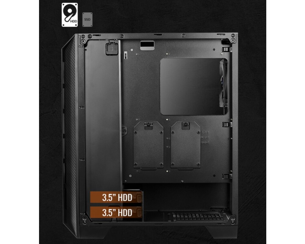 Кутия Aerocool Cylon Pro RGB прозрачен панел от закалено стъкло CYLON-PRO-G-WT-V2 - бяла 12