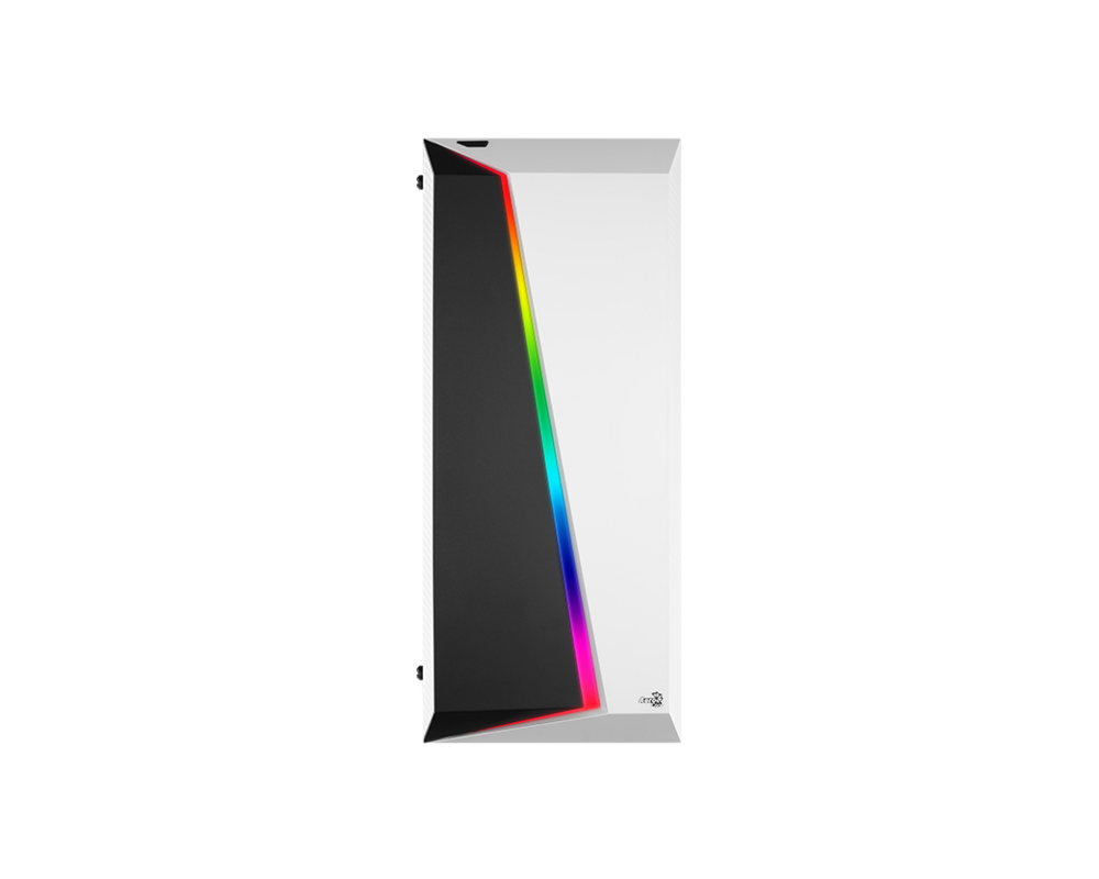 Кутия Aerocool Cylon Pro RGB прозрачен панел от закалено стъкло CYLON-PRO-G-WT-V2 - бяла 3