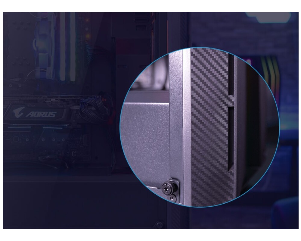 Кутия Aerocool Cylon Pro RGB прозрачен панел от закалено стъкло CYLON-PRO-G-WT-V2 - бяла 17