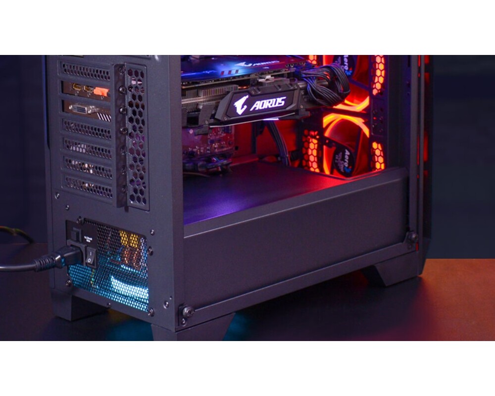Кутия Aerocool Cylon Pro RGB прозрачен панел от закалено стъкло CYLON-PRO-G-WT-V2 - бяла 16