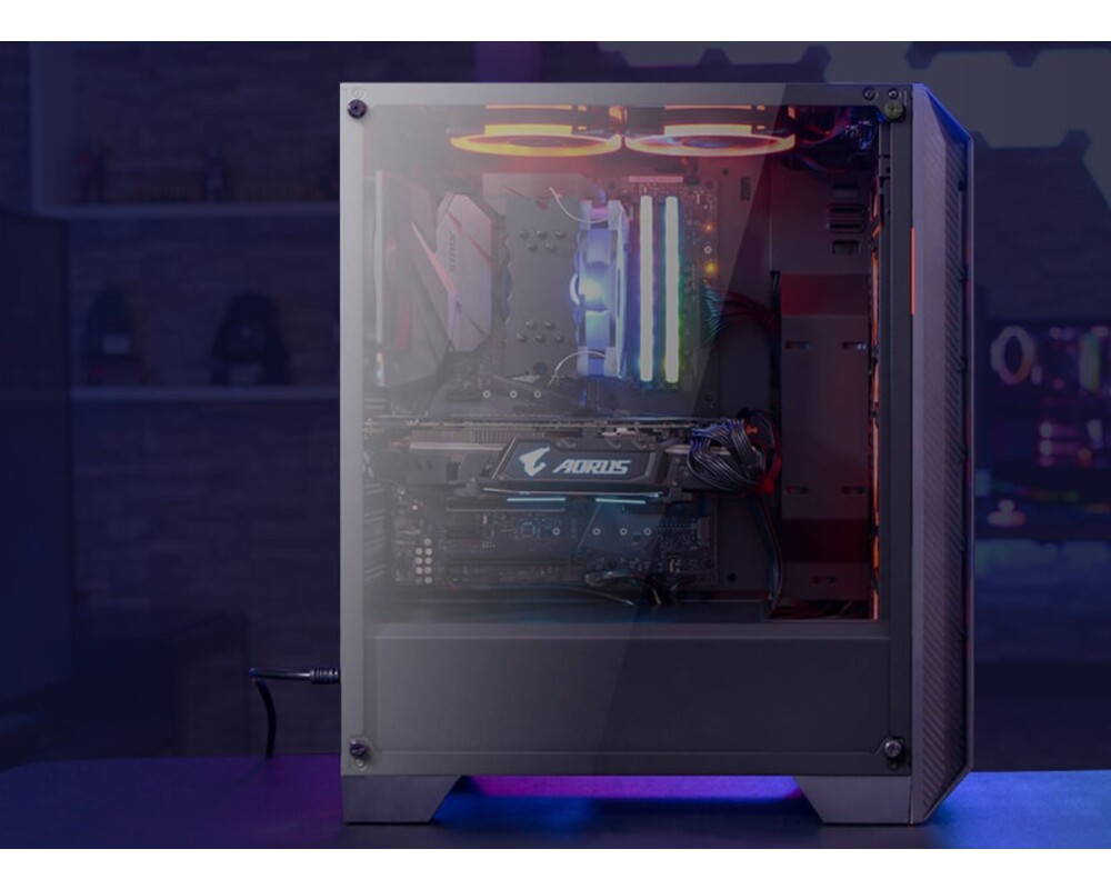 Кутия Aerocool Cylon Pro RGB прозрачен панел от закалено стъкло CYLON-PRO-G-WT-V2 - бяла 18