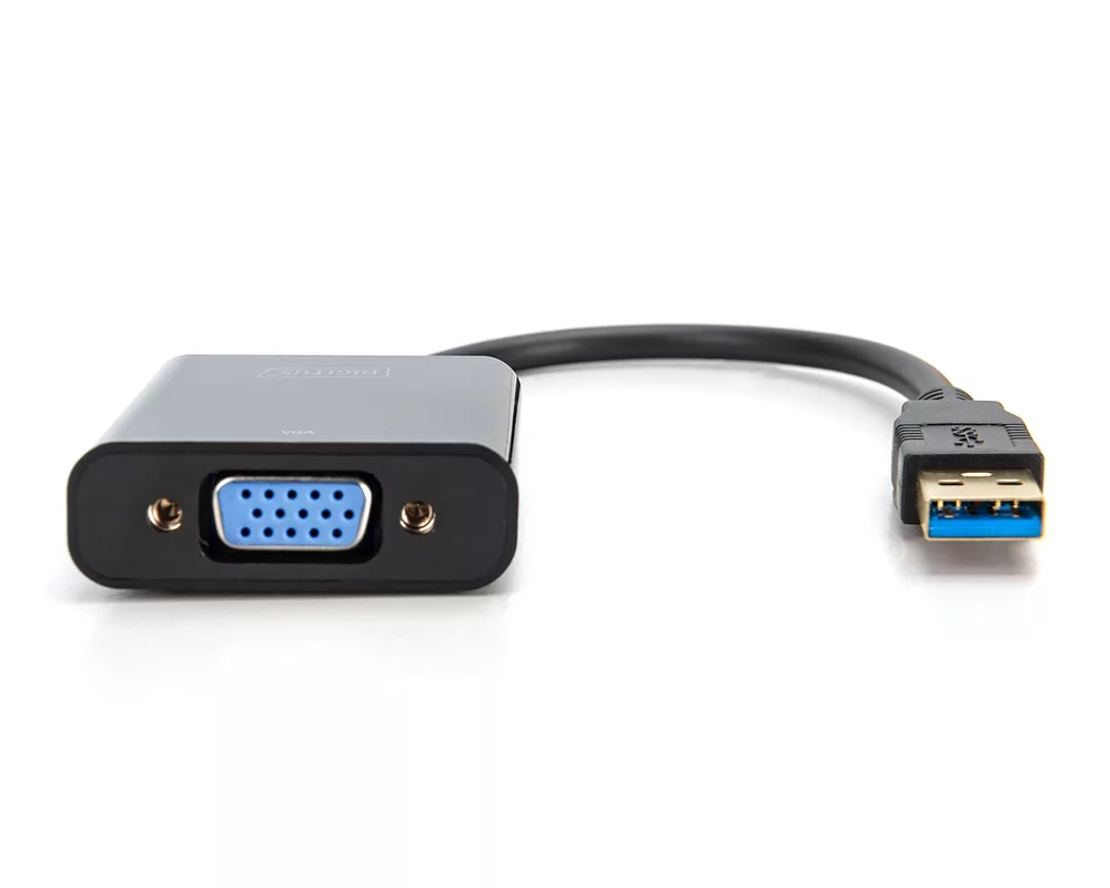 Адаптери Адаптер DIGITUS, USB 3.0 към VGA, Full HD - DA-70840 2