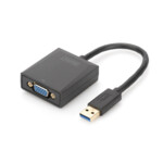 <span>Адаптери</span> Адаптер DIGITUS, USB 3.0 към VGA, Full HD - DA-70840 <span class='catalog-num-in-name'>DA-70840</span> - 