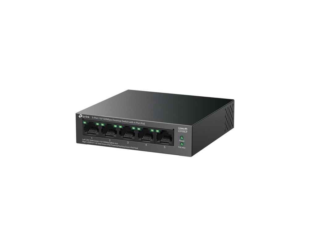 Switch (Комутатор) TP-Link LS105LP 5-портов 10/100 Mbps 3