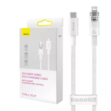  Кабел Baseus Explorer Series USB-C - Lightning 20W 1 м CATS010202 - бял 732381 CATS010202 на топ цена - PIC.bg
