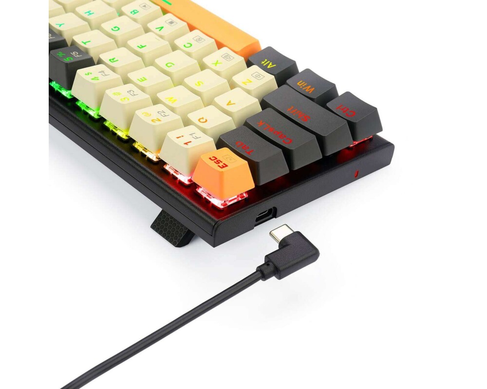 Клавиатура Redragon Ryze K633CGO-RGB_RD RGB с червени суичове 4