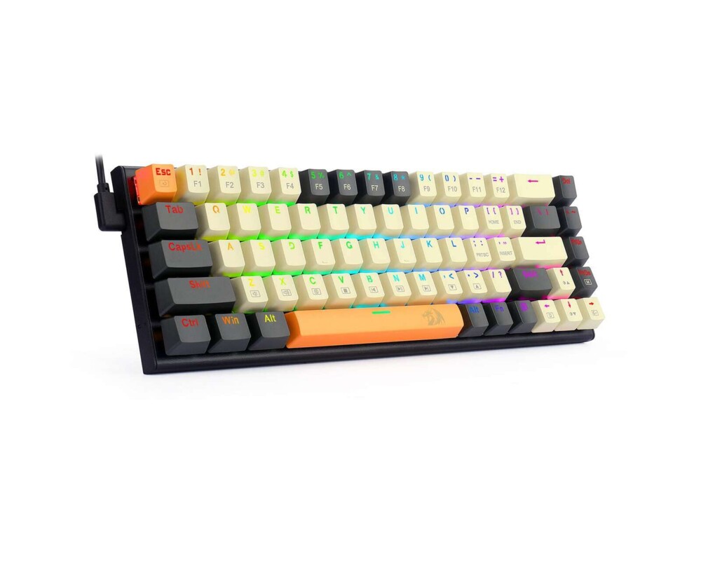 Клавиатура Redragon Ryze K633CGO-RGB_RD RGB с червени суичове 2