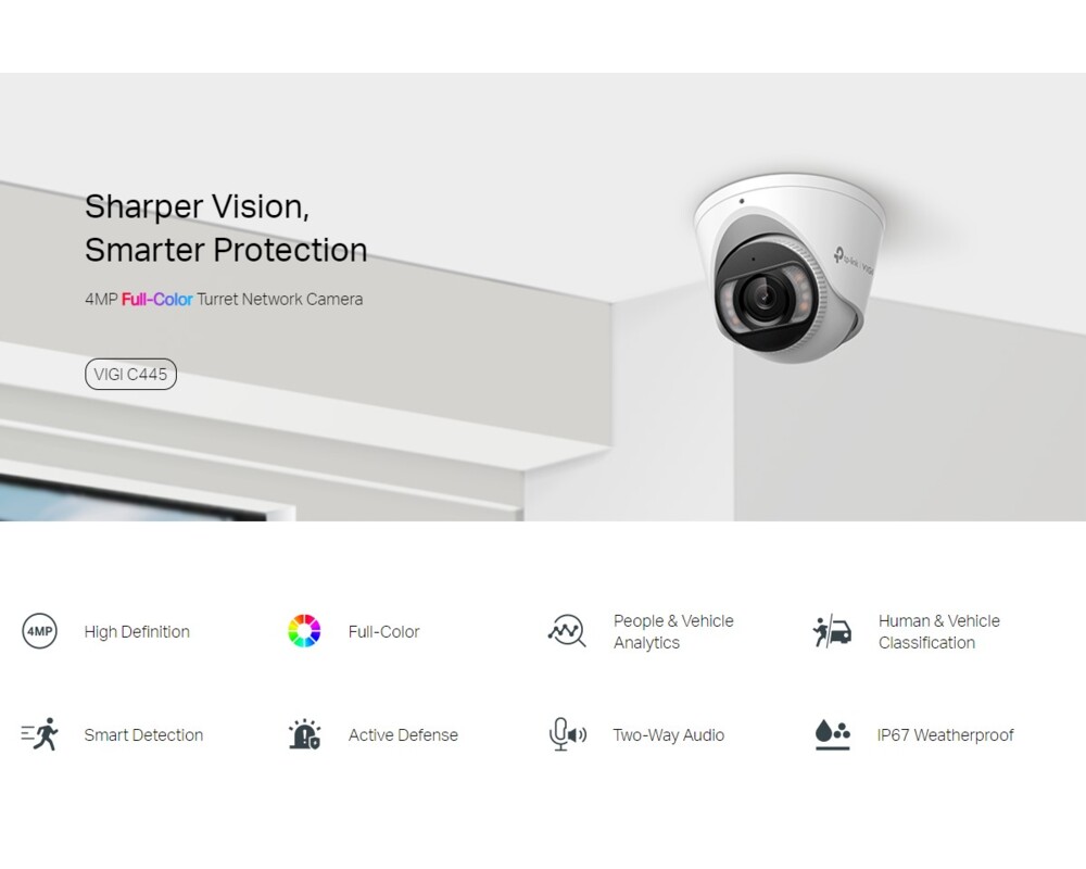 Цифрова IP камера TP-Link VIGI C445(2.8mm) 8