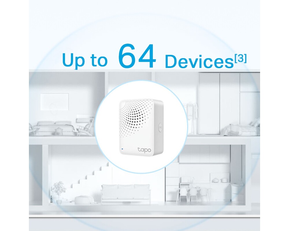 Smart Home TP-Link Tapo H100 Smart IoT Hub с Chime 4
