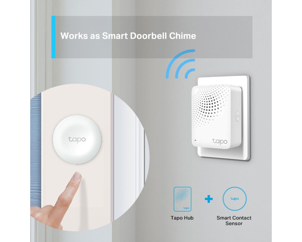 Smart Home TP-Link Tapo H100 Smart IoT Hub с Chime 5