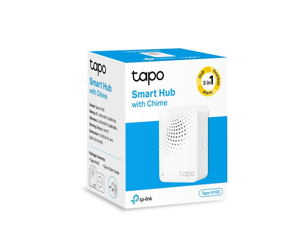 Smart Home TP-Link Tapo H100 Smart IoT Hub с Chime 2