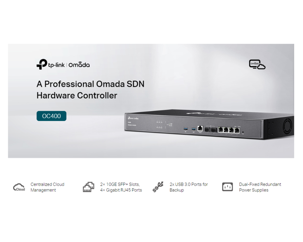 Access point (Точка за достъп) TP-Link Omada Hardware Controller OC400 8