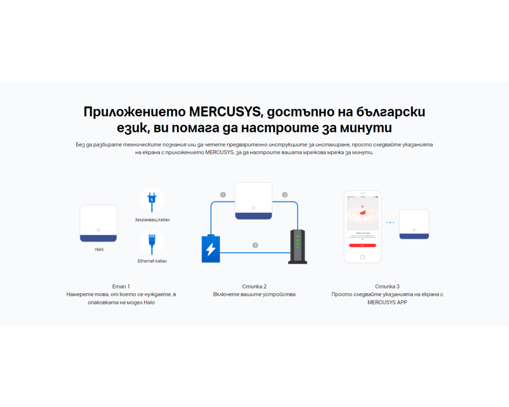 Рутер Mercusys Halo H50G(2-pack) AC1900 19
