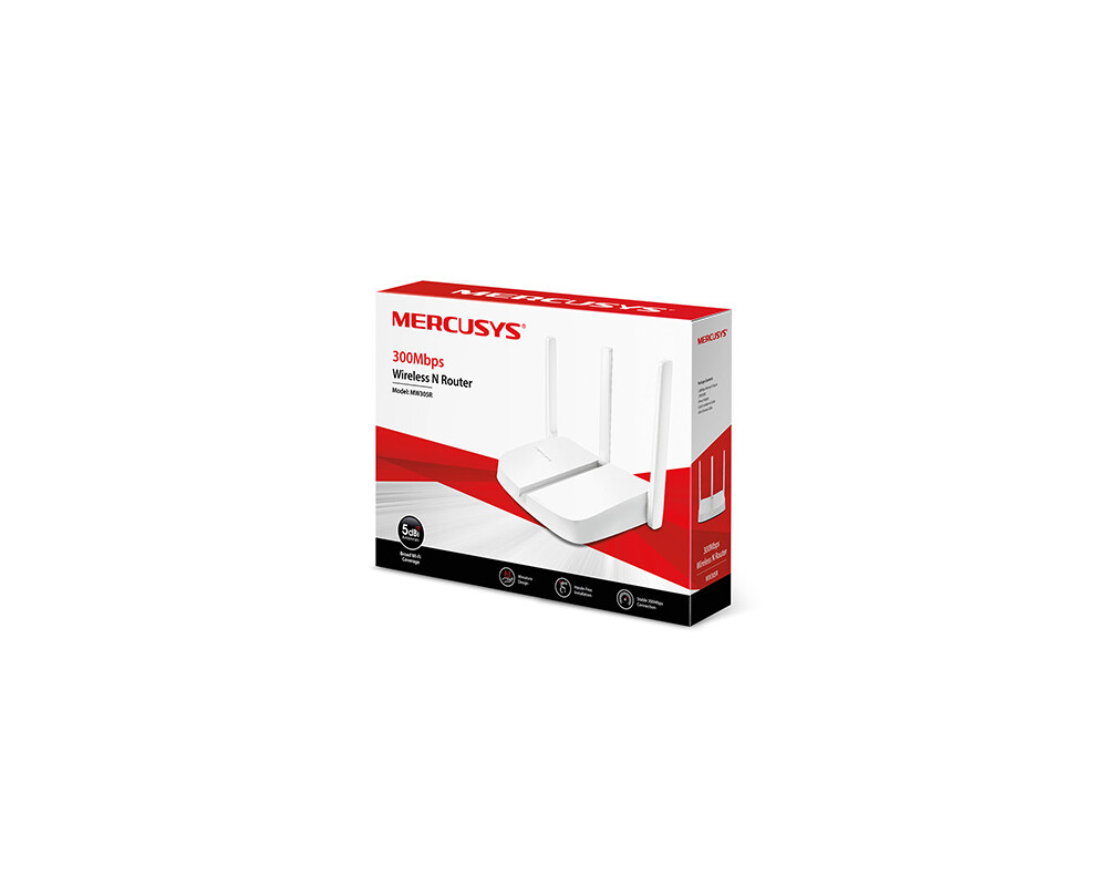 Рутер Mercusys MW305R N 300 Mbps 5