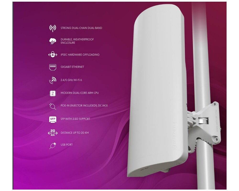 Антена MikroTik mANTBox ax 15s L22UGS-5HaxD2HaxD-15S 4