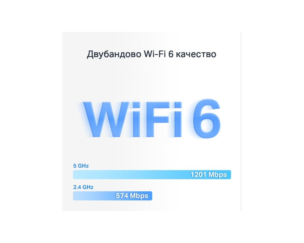 Рутер Mercusys Halo H70X(2-pack) AX1800 Безжична Wi-Fi 6 Mesh система 4
