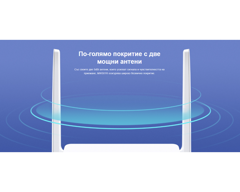 Рутер Mercusys MW301R 300 Mbps 5