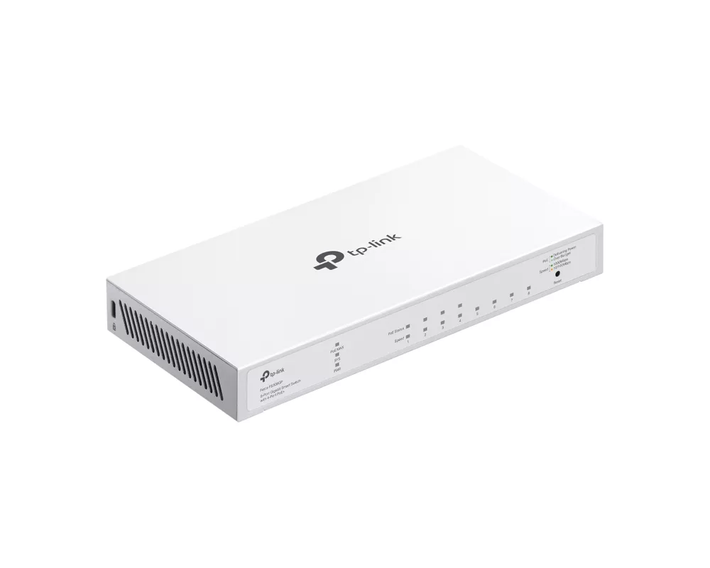 Switch (Комутатор) TP Link Festa FS308GP 8-портов Gigabit Smart Switch с 4-портов PoE+ 4