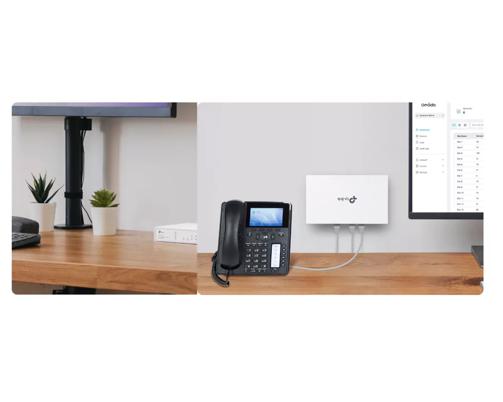 Switch (Комутатор) TP Link Festa FS308GP 8-портов Gigabit Smart Switch с 4-портов PoE+ 11