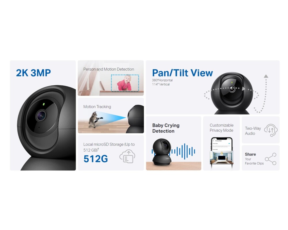 Цифрова IP камера TP-Link Tapo C211 10