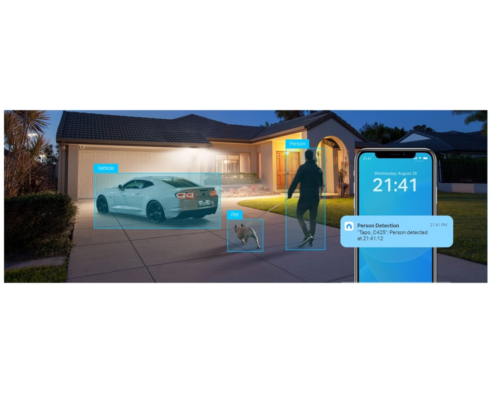 Цифрова IP камера TP-Link Tapo C425(4-pack) 14