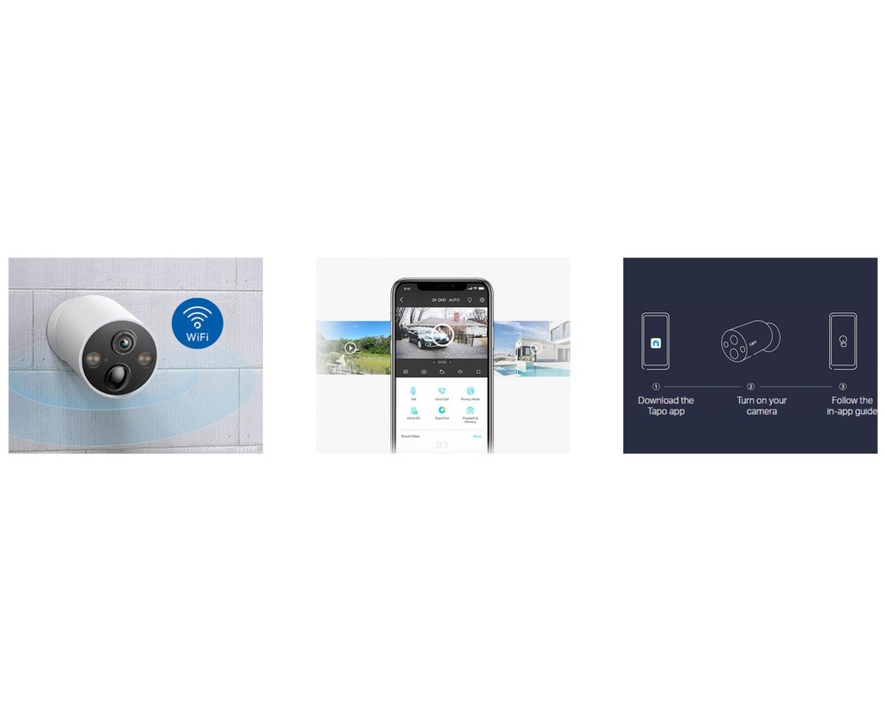 Цифрова IP камера TP-Link Tapo C425(4-pack) 16