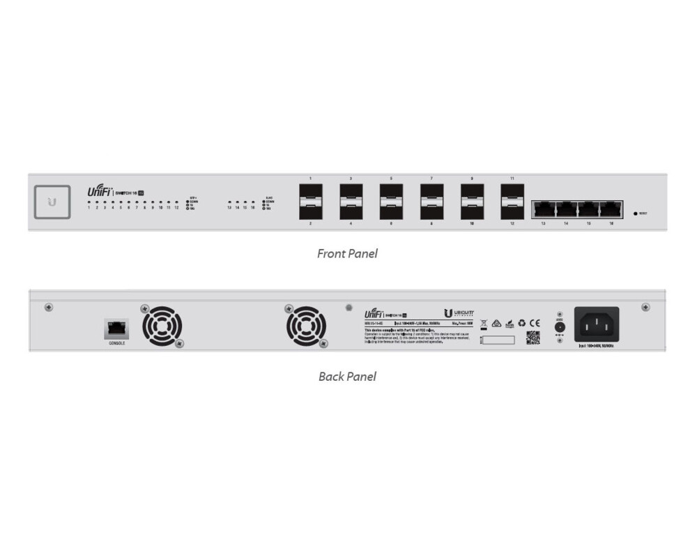 Switch (Комутатор) Ubiquiti UniFi Switch 16 port XG 2