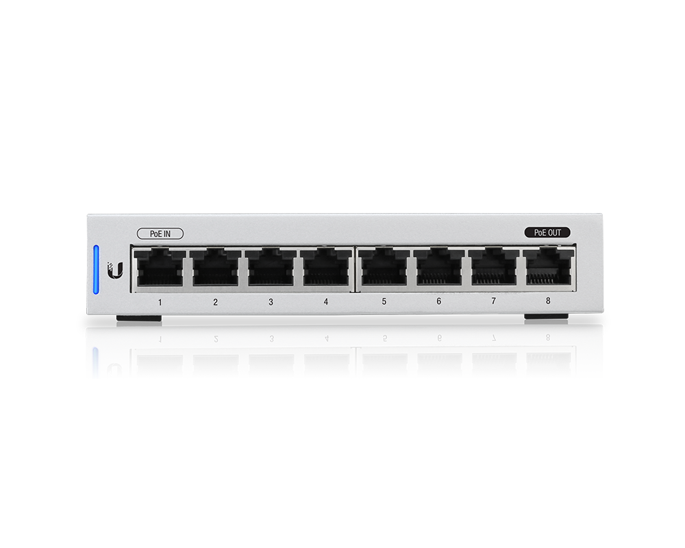 Switch (Комутатор) 8-портов управляем гигабитен комутатор Ubiqtui UniFi Switch 8 US-8 2