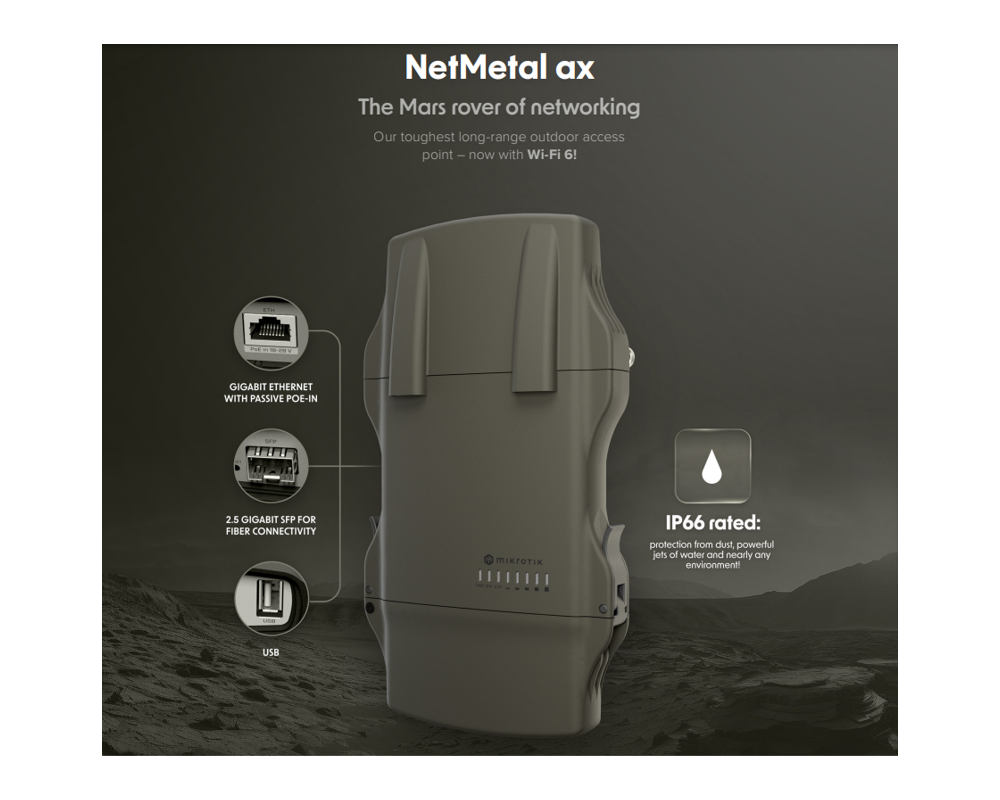 Access point (Точка за достъп) MikroTik NetMetal ax 10