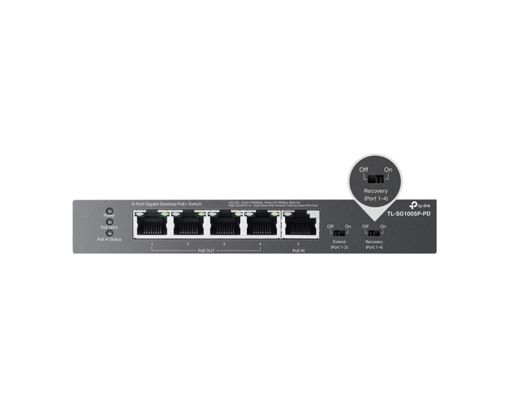 Switch (Комутатор) TP-Link TL-SG1005P-PD 11
