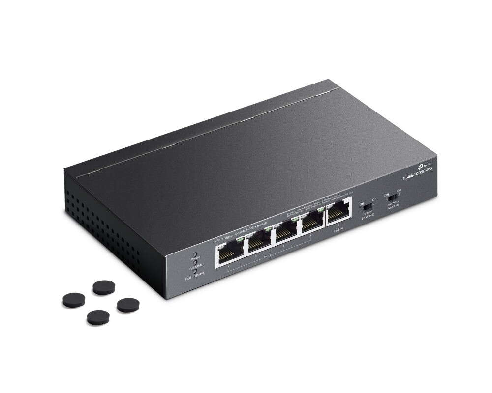 Switch (Комутатор) TP-Link TL-SG1005P-PD 12