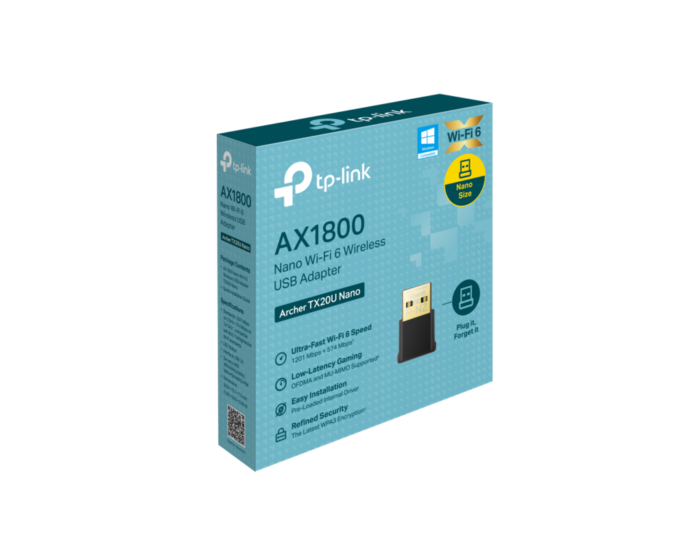 Мрежова карта TP-Link Archer TX20U Nano AX1800 2