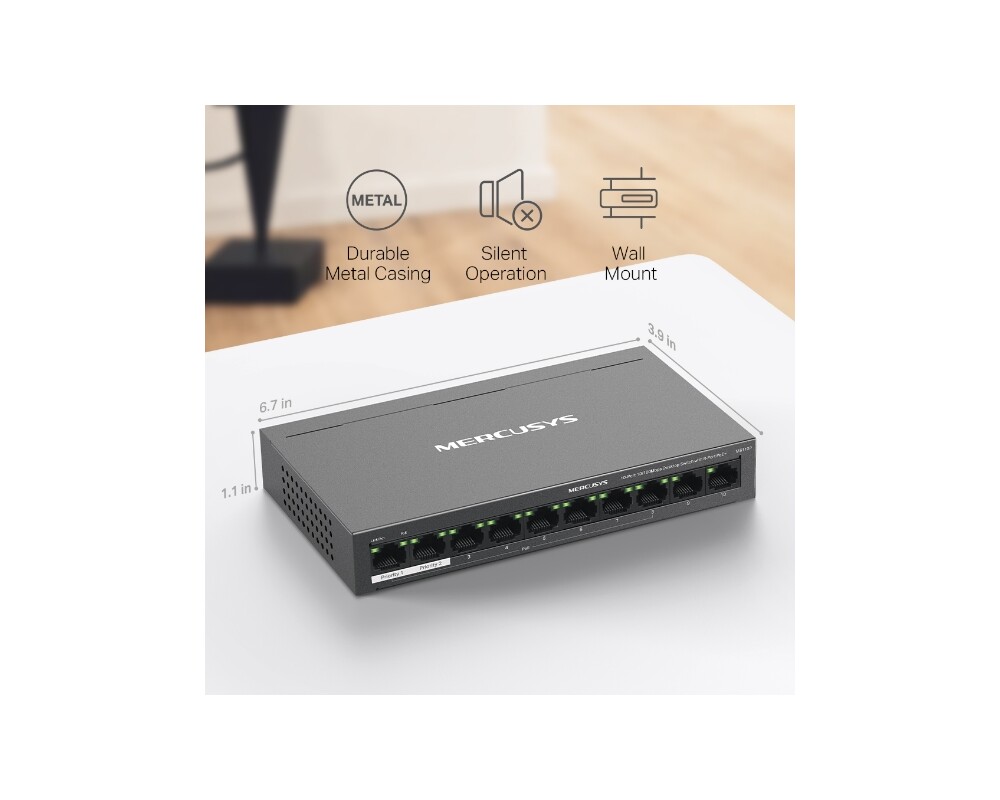 Switch (Комутатор) Mercusys MS110P 10
