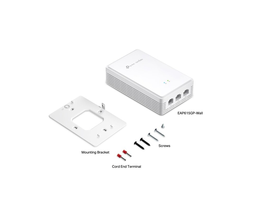 Access point (Точка за достъп) TP-Link Omada EAP615GP-Wall GPON WiFi 6 AX1800 12