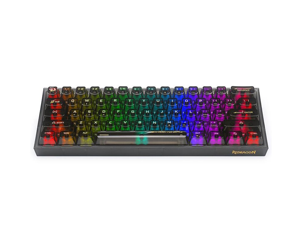Клавиатура Redragon Fizz K617CTB-RGB с transparent switches 2