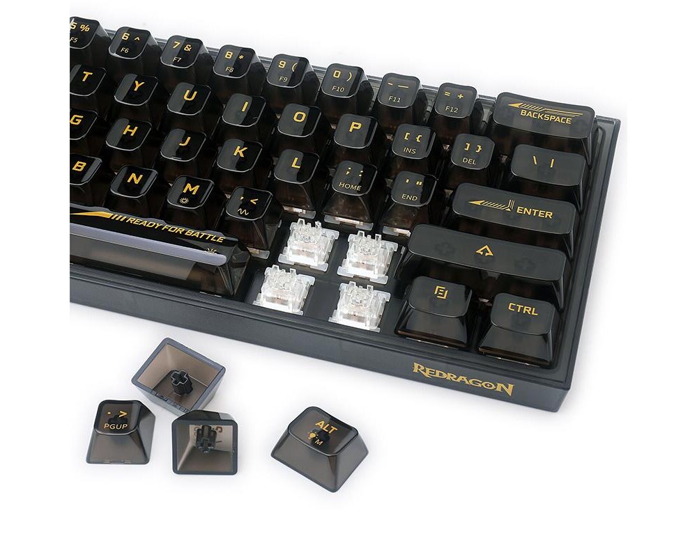 Клавиатура Redragon Fizz K617CTB-RGB с transparent switches 8