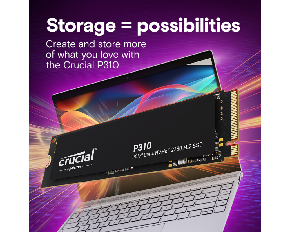 SSD Crucial P310 1TB PCIe Gen4 NVMe M.2 SSD;... 3
