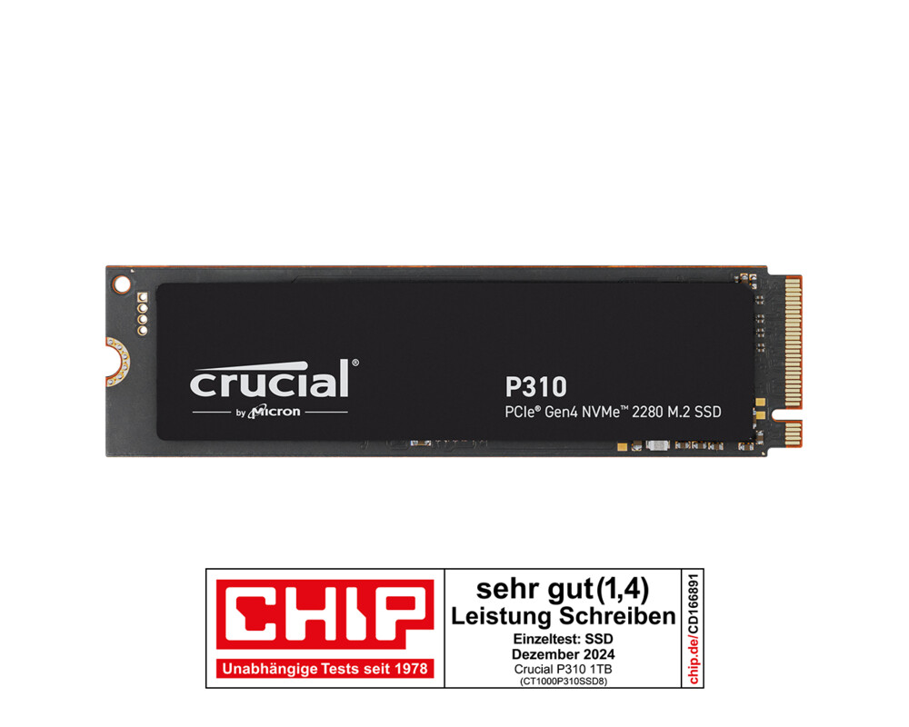 SSD Crucial P310 1TB PCIe Gen4 NVMe M.2 SSD;... 7