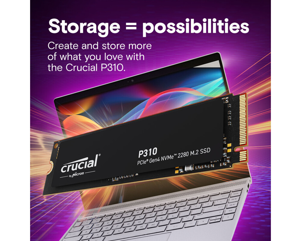SSD Crucial P310 500GB PCIe Gen4 NVMe M.2 SS... 7