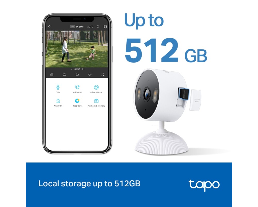 Цифрова IP камера Домашна Wi-fi камера TP-Link Tapo C110 25