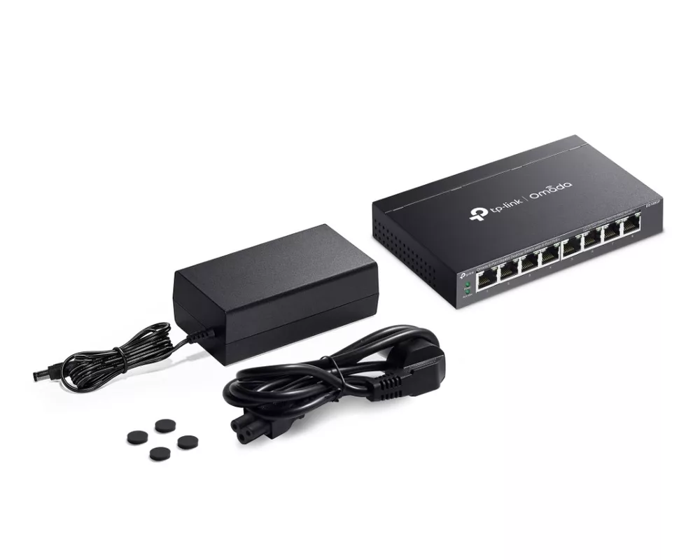 Switch (Комутатор) TP-Link Omada DS108GP 8-портов PoE+ 7