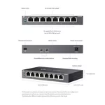 Switch (Комутатор) TP-Link Omada DS108GP 8-портов PoE+ 8