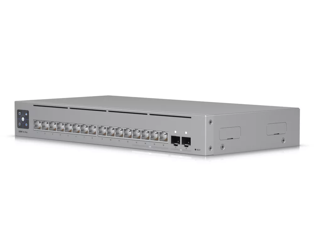 Switch (Комутатор) 16-портов гигабитов комутатор Ubiquiti UniFi Switch Pro Max 16 4