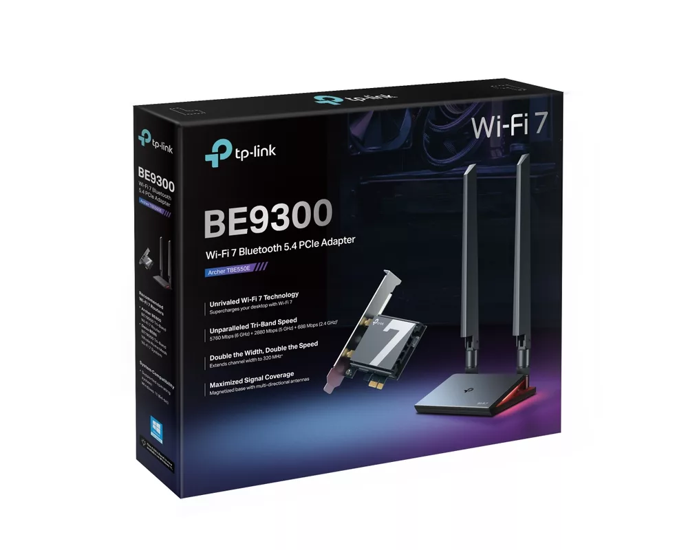 Мрежова карта TP-Link Archer TBE550E BE9300 4