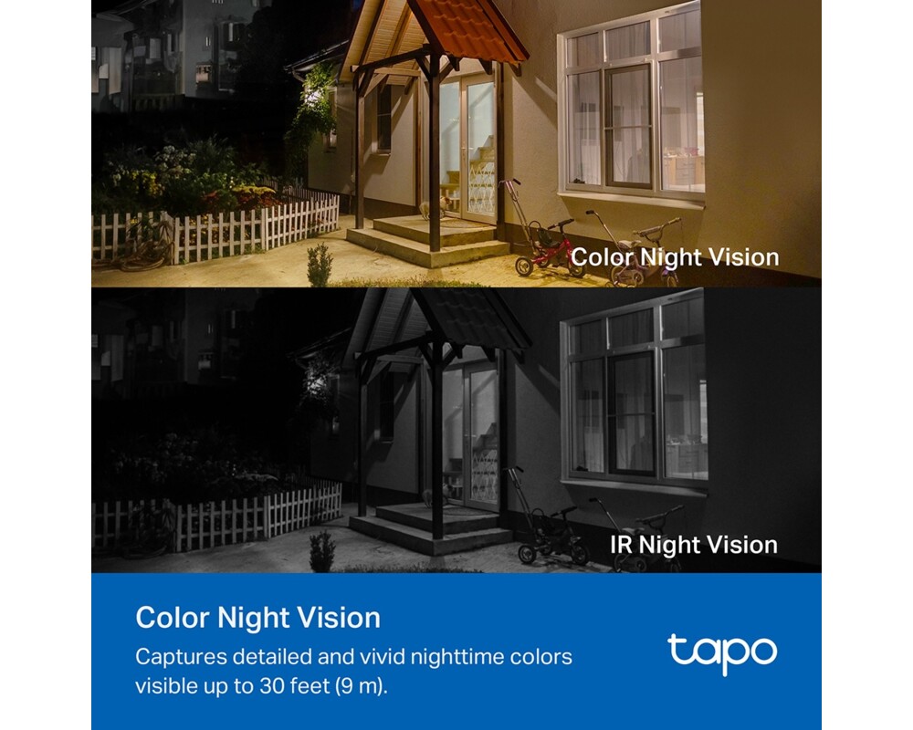 Цифрова IP камера Безжична охранителна Wi-Fi камера TP-Link TC82 9