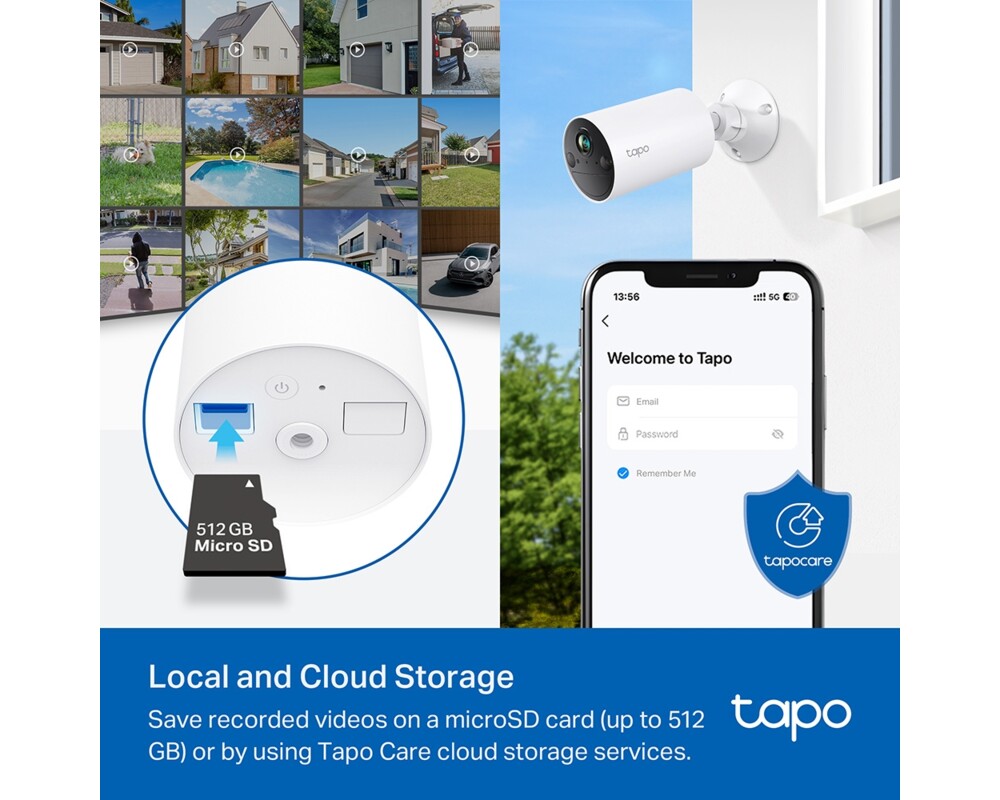 Цифрова IP камера Безжична охранителна Wi-Fi камера TP-Link TC82 7